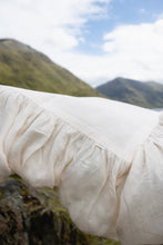 Load image into Gallery viewer, Wishing Metamorphosis - Ruffled Linen Tablecloth