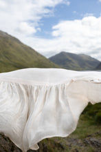 Load image into Gallery viewer, Wishing Metamorphosis - Ruffled Linen Tablecloth