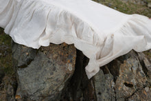 Load image into Gallery viewer, Wishing Metamorphosis - Ruffled Linen Tablecloth
