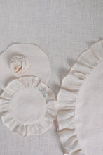 Load image into Gallery viewer, Ruffled Linen Coasters, Set of 4