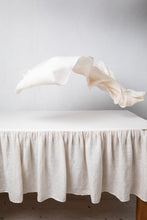 Load image into Gallery viewer, Wishing Metamorphosis - Ruffled Linen Tablecloth