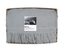 Load image into Gallery viewer, Wishing Metamorphosis - Ruffled Linen Tablecloth
