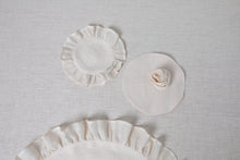 Load image into Gallery viewer, Ruffled Linen Coasters, Set of 4
