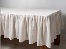 Load image into Gallery viewer, Wishing Metamorphosis - Ruffled Linen Tablecloth
